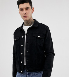 Черная джинсовая оversize-куртка Reclaimed Vintage - Черный