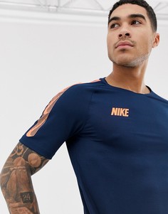 Темно-синяя футболка Nike Football Breathe squad - Темно-синий