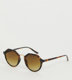 Солнцезащитные очки в черепаховой шестигранной оправе Accessorize - Hazel - Мульти