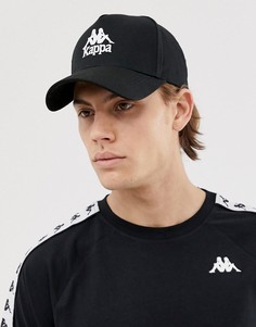 Черная кепка с вышитым логотипом Kappa Authentic Vigoleno - Черный