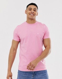 Розовая футболка с логотипом Jack Wills Sandleford - Розовый