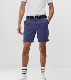 Синие шорты чиносы слим ASOS DESIGN Tall - Синий