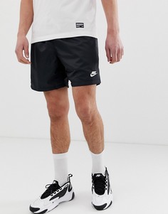 Черные шорты с логотипом Nike - Черный