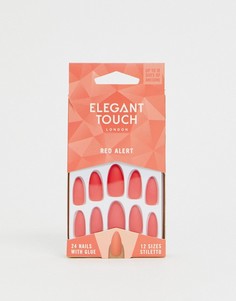 Накладные ногти Elegant Touch Polished Core - Красный - Красный