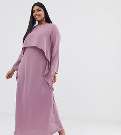 Платье с длинными рукавами Verona Curve - Розовый