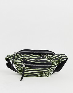 Неоновая сумка-кошелек со звериным принтом Pull&Bear - Мульти