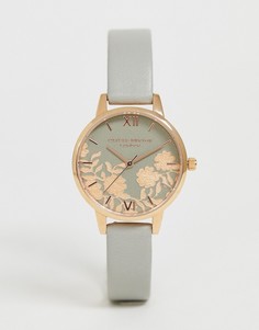 Часы с кожаным ремешком Olivia Burton - OB16MV58 Lace - Серый
