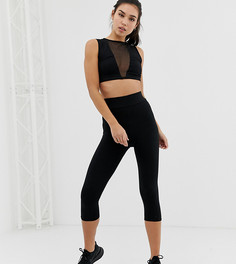 Черные спортивные леггинсы PrettyLittleThing - Розовый