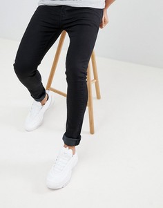 Черные супероблегающие джинсы Threadbare - Черный
