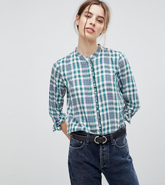 Блузка в клеточку Esprit - Зеленый