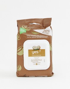 Очищающие салфетки для лица с кокосом Yes To, 30 шт - Бесцветный