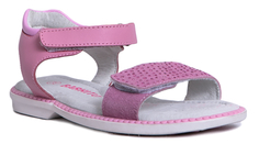 Туфли летние для девочки розовые Barkito