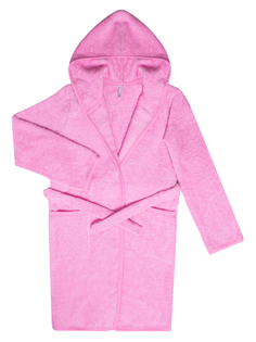 халат для девочки махровый розовый Barkito
