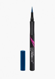 Подводка для глаз Maybelline New York "Hyper Precise", стойкая подводка-фломастер 24ч, 720, Синий, Матовый ,1.1 мл