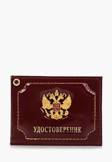 Обложка для документов Forte St.Petersburg - для удостоверения с металлизированным тиснением "Герб России".