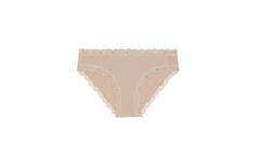 Трусики слип из хлопка и кружева - SKIN - M - Intimissimi