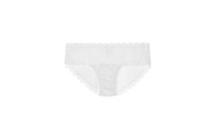 Трусики слип из натурального хлопка и кружева - BIANCO - S - Intimissimi