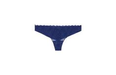 Трусики бразильяно из кружева и микрофибры - BLU REGALE - S - Intimissimi