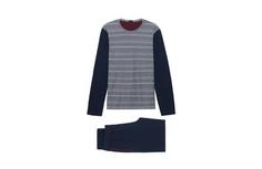 Длинная трикотажная пижама с эффектом вышивки - GRIGIO MEL.MEDIO - M - Intimissimi