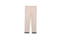 Длинные брюки из тонкого хлопка Supima Cotton® - SETA/NERO - S - Intimissimi
