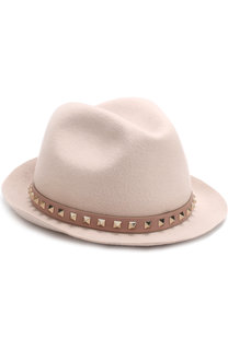 Фетровая шляпа valentino garavani rockstud