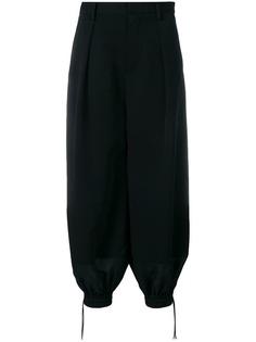 Comme Des Garçons Noir Kei Ninomiya брюки капри широкого кроя