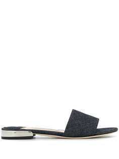 Jimmy Choo джинсовые шлепанцы Joni