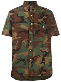Polo Ralph Lauren рубашка из сирсакера с камуфляжным принтом