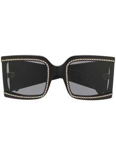 Celine Eyewear солнцезащитные очки в массивной квадратной оправе