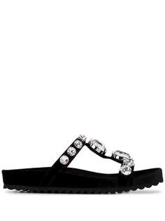 Miu Miu crystal embellished sandals