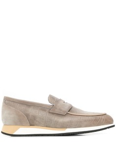 Santoni лоферы в спортивном стиле