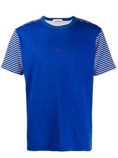 Stone Island striped sleeve T-shirt