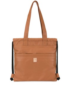 Caban drawstring logo tote bag