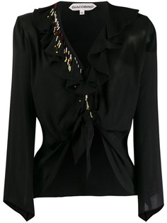 Giacobino bead detail blouse