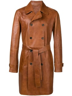 Desa 1972 двубортное пальто с поясом
