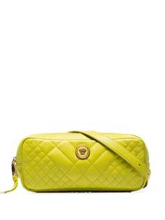 Versace стеганая поясная сумка с декором Medusa