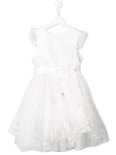 Carlo Pignatelli расклешенное кружевное платье с оборками