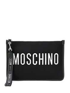 Moschino клатч с логотипом