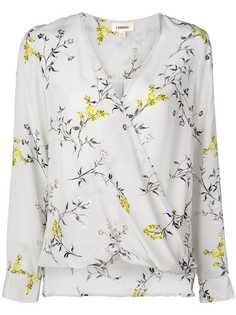 Lagence блузка с цветочным принтом