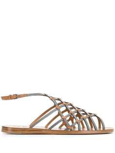 Brunello Cucinelli jewel cage sandals