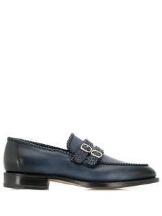 Santoni классические лоферы с пряжкой