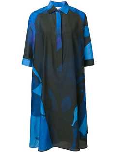 Max Mara платье-рубашка с абстрактным принтом