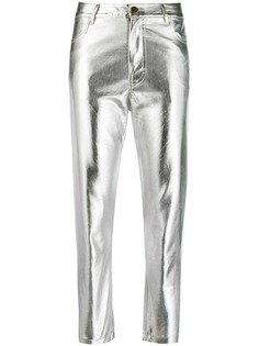 Parlor metallic trousers