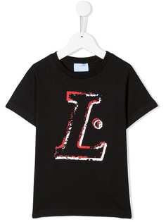 Lanvin Enfant футболка с логотипом