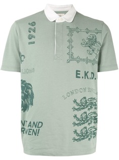 Kent & Curwen рубашка-поло с принтом