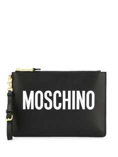 Moschino клатч с логотипом