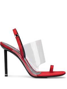 Alexander Wang босоножки на прозрачном каблуке