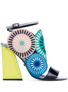 Kat Maconie embroidered circles sandals