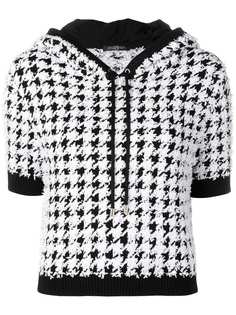 Balmain джемпер в ломаную клетку
