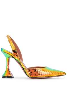 Amina Muaddi hollilaser sunset pumps